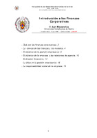 Introducción a las Finanzas Corporativas